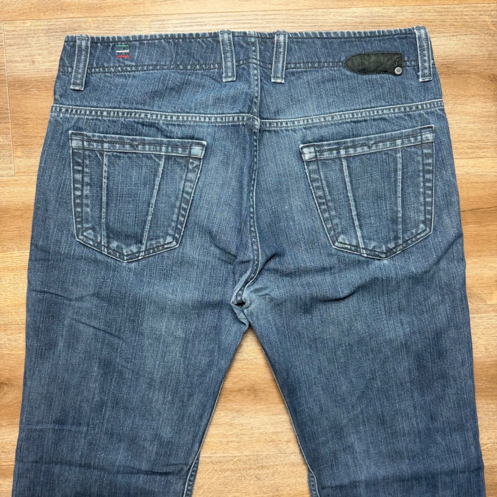 Diesel Revick Jeans Mens 32x32 Dark Blue Straight Leg Button Fly 0088Z Italy - Picture 4 of 15
